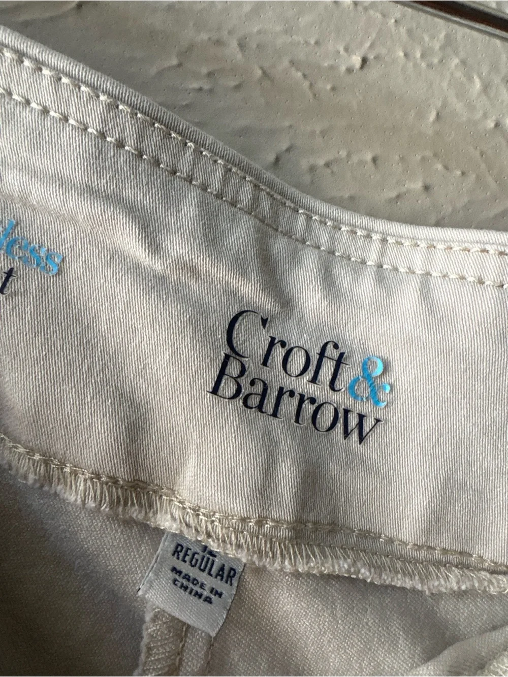 croft & barrow Cream Straight-Leg Ponte Pants